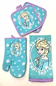 Best Snowflake Kitchen Mittens And Pot Holder Set