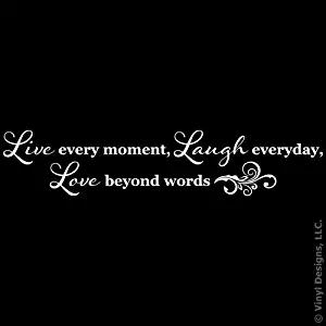 Best Laugh Live Love Words Quote Letter Home Decor Removable
