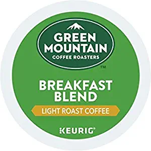 Green Mountain Coffee Roasters Breakfast Blend Flavor Coffee M1, Keurig Single-Serve K-Cup Pods, Light Roast, 144 Count