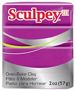 Sculpey Art Clay III, Fuchsia Pearl