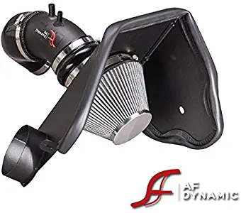 AF Dynamic Black Air Filter Intake Systems with Heat Shield 2010-2012 Compatible With Coupe 2.0T 2.0 Turbo 1012-HG4-HS