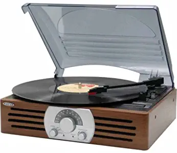 Jensen JTA-222 3-Speed Turntable