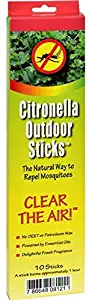 Neem Aura Naturals Outdoor Citronella Sticks, Pack of 2