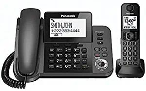 Panasonic KXTGF350M Dect 1-Handset Landline Telephone(KX-TGF350N METALLIC GRAY)(Renewed)