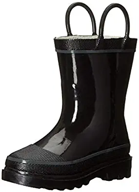 Western Chief Kids' Waterproof Rubber Classic Rain Boot with Pull Handles