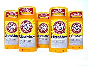 ARM & HAMMER ULTRAMAX Anti-Perspirant Deodorant Invisible Solid Unscented 2.60 oz (Pack of 5)
