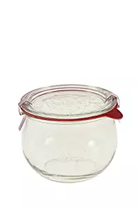 Weck 744 1/2L Tulip Jar Set of Six - 16.9 Ounce