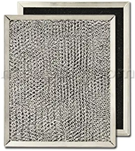 Aluminum/Carbon Range Hood Filter - 8" x 9 1/2" x 7/16" (Original Version)