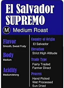 Strong Tower El Salvador “Cup of Excellence” Coffee, High Altitude/Fair Trade, Supremo Medium Sweet Roast, K-Cups (Pack of 12)