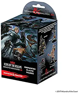 WizKids Dungeons and Dragons: Icons of The Realms: Monster Menagerie 3 - Pre Painted Plastic Figures Booster Box