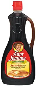 Aunt Jemima Butter Lite Pancake Syrup 24 oz (2 Pack)