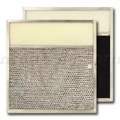 American Metal Aluminum/Carbon/Lens Range Hood Filter -11 1/2" x 11 3/4" x 3/8" - 3-1/2" Lens (Original Version)