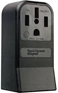 Legrand - Pass & Seymour 3854CC6 Surface Mount Outlet 50-Amp 125-volt/250-volt Three Pole Four Wire