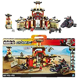 Kre-O G.I. Joe Arashikage Dojo with H.I.S.S. (HISS) Tank, Motorcycle & 6x Kreon Minifigures