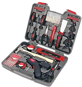 Apollo Tools DT8422144-Piece Household Tool Kit with 4.8-Volt Cordless Screw driver