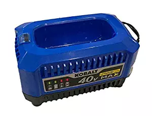 Kobalt 40-Volt Lithium Ion (Li-Ion) Generation 2 Cordless Power Equipment Battery Charger with Top Load Design