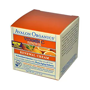 Avalon Organics Vitamin C Renewal Facial Cream 2 oz (Pack of 8)