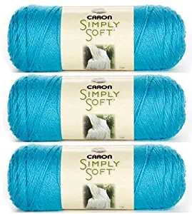 Caron Simply Soft Brites Yarn (3-Pack) Blue Mint H9700B-9608