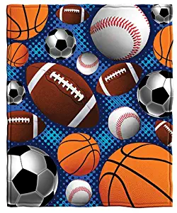 Dawhud Direct Sports Super Fan Fleece Throw Blanket