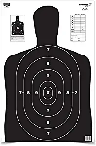 Birchwood Casey Eze-Scorer BC27 Paper Target (Per 5), Black, 23 x 35-Inch