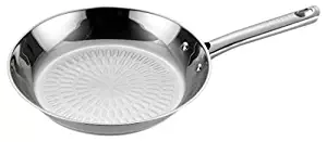 T-fal E76007 Performa Stainless Steel Dishwasher Safe Oven Safe Fry Pan Saute Pan Cookware, 12-Inch, Silver