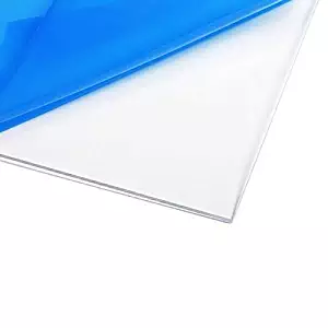 Source One Premium 1/4 Clear Acrylic PlexiGlass Sheet 12 x 12 Inches (S1-12x12-.25)