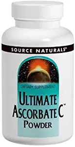 Source Naturals Ultimate Ascorbate C Powder - Vitamin C - 1000 mg Supports Immune System - 16 oz