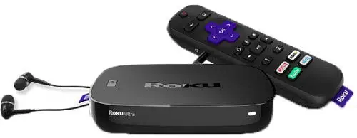 Roku Ultra | Streaming Media Player 4K/HD/HDR with Premium JBL Headphones 2019 (Renewed)
