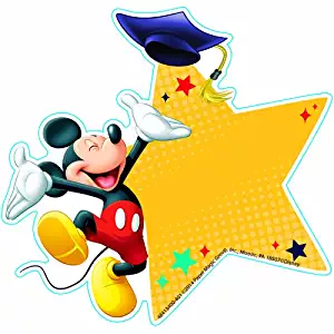 Eureka Mickey Graduation Paper Cut Outs