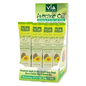 Via Natural Ultra Care - Avocado Oil, Promotes hair growth, makes hair stronger, healthier hair, concentrated natural oil, natural oil, moisturizer, moisturizing oil, nourishment, conditioner, conditioning, strengthening, strengthens, hair texture