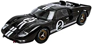 1966 Ford GT-40 MK 2 Black #2 1/18 by Shelby Collectibles SC408