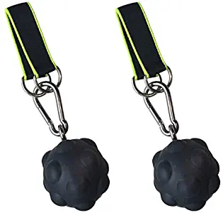 AmazeFan Rock Climbing Hold Pull Up Power Balls with Straps, Durable, Non-Slip Hand Strength Trainers Exerciser for Adult, Grip Strength, Conditioning, Bouldering, Pull-up, Fitness, Workouts