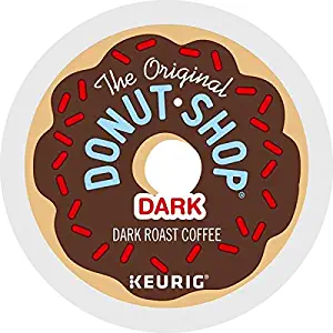 The Original Donut Shop Dark, Keurig Single-Serve K-Cup Pods, Dark Roast Coffee, 72 Count (6 Boxes of 12 Pods)