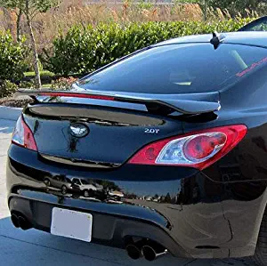 Spoiler for a Hyundai Genesis Coupe 2 dr. Factory Style Spoiler-Tsukuba Red Paint Code: NGA