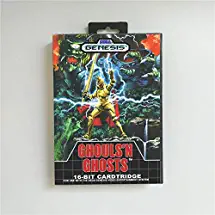 Game Card Ghouls 'N Ghosts - USA Cover With Retail Box 16 Bit MD Game Card for Sega Megadrive Genesis Video Game Console