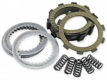 Outlaw Racing ORCS102 Kevlar Complete Clutch Repair Rebuild Kit - Includes Springs Steel & Fiber Plates - Compatible with Kawasaki ER-6N 2009-2010EX650 NINJA 650 2012-2016