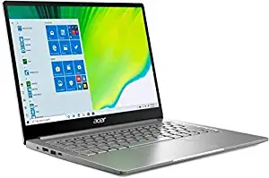 Acer Swift 3 14" FHD IPS LED-Backlit Display Laptop, AMD Ryzen 5 4500U, 8GB RAM, 256GB SSD, Backlit Keyboard, Webcam, Online Class Ready, Fingerprint Reader, Windows 10, TWE Accessory Bundle