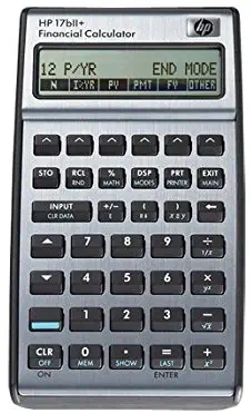 HP 17BIIPlus Business Financial Calculator