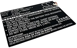 Rechargeable Battery for Acer Aspire P3-171-3322Y2G06as, Aspire P3-1715333Y2G12as, Iconia Tab A3, Iconia Tab A3-A10 Replacement for Acer 1ICP4/83/103-2, AP12D8K