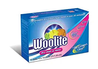 Helps to freshen your clothing and remove small spots at a fraction of the cost of professional dry cleaning - Dry Cleaner's Secret Woolite Dry Clean at Home, Quick & Easy Dry Cleaning Cloths