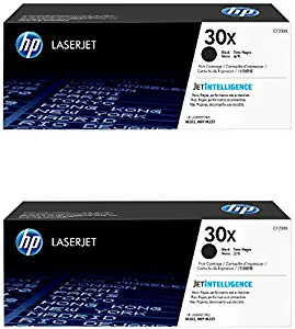 HP 30X (CF230X) Black Toner Cartridge, High Yield, 2-Pack