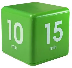 The Miracle Time Cube Timer 5/15/30/60 Minutes For Management Kitchen Kids Timer Workout Time Digital Timer - Kitchen Tools & Gadgets Kitchen Timer & Calculator - (Green) - 1 x The Miracle Time Cube
