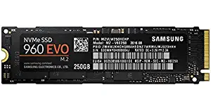 Samsung 960 EVO Series - 250GB PCIe NVMe - M.2 Internal SSD (MZ-V6E250BW)