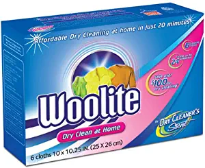 Woolite Dry Cleaner's Secret at Home Dry Cleaning, 6-Count Box
