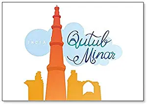 Qutub Minar, Unesco World Heritage Site in New Delhi, India Fridge Magnet