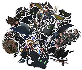 Wacky Celebrations - How to Train Dragon (48 Pieces) Assorted Decal Stickers Arts Crafts Scrapbook
