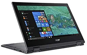 Newest Acer Spin 11.6" Convertible HD Touchscreen, Intel Celeron Dual-Core N4000 Processor, 4GB LPDDR4, 64GB SSD, Intel UHD Graphics 600, WiFi, HDMI, Win10-(Renewed)