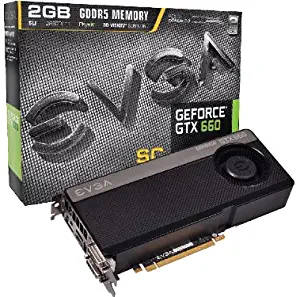 EVGA GeForce GTX 660 SUPERCLOCKED 2048MB GDDR5 DVI HDMI DP Graphics Card 02G-P4-2662-KR