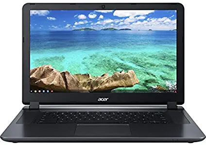 Acer Chromebook 15.6 Intel Celeron Dual-Core 2.16 GHz 2GB,16 GB, Chrome OS CAM (Renewed)