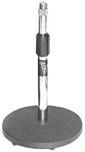 On-Stage DS7200C Adjustable Desktop Microphone Stand, Chrome